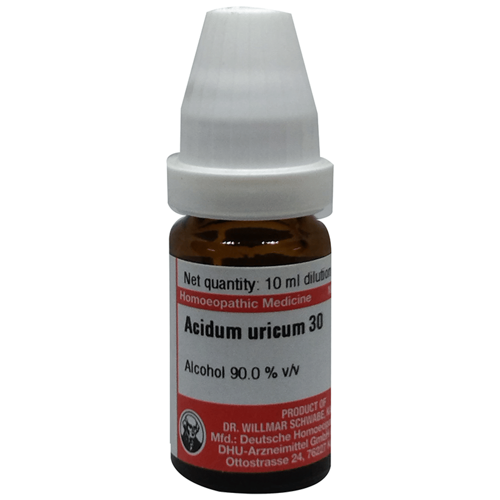 Dr Willmar Schwabe Germany Acidum Uricum Dilution 30 bottle of 10 ml Dilution