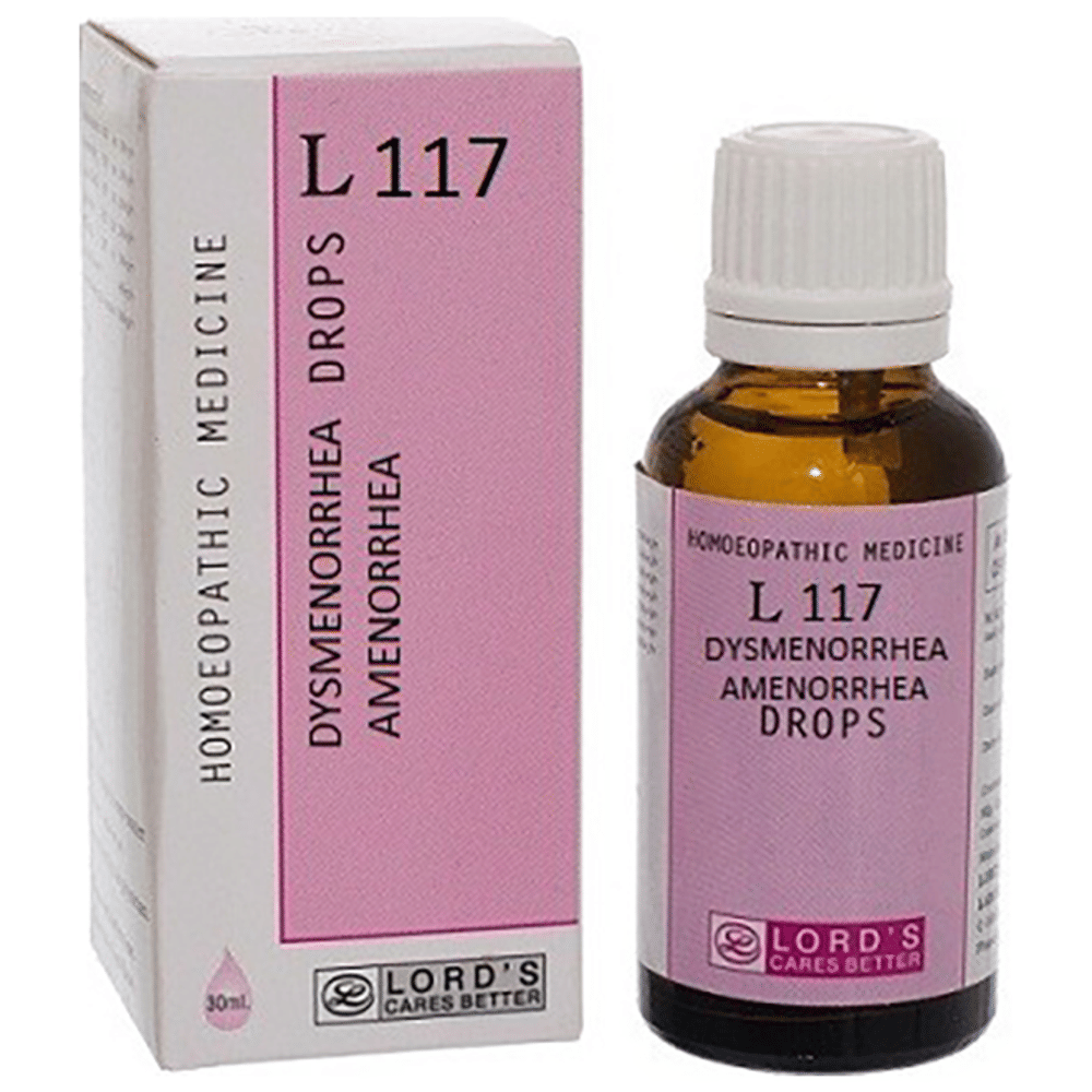 Lord's L 117 Dysmenorrhea Amenorrhea Drop bottle of 30 ml Drop