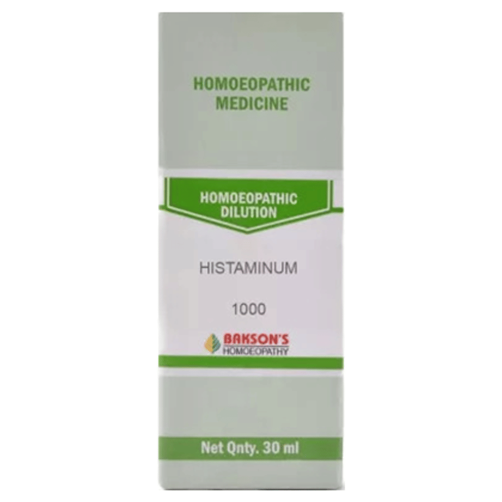 Bakson's Homeopathy Histaminum Dilution 1000 CH bottle of 30 ml Dilution