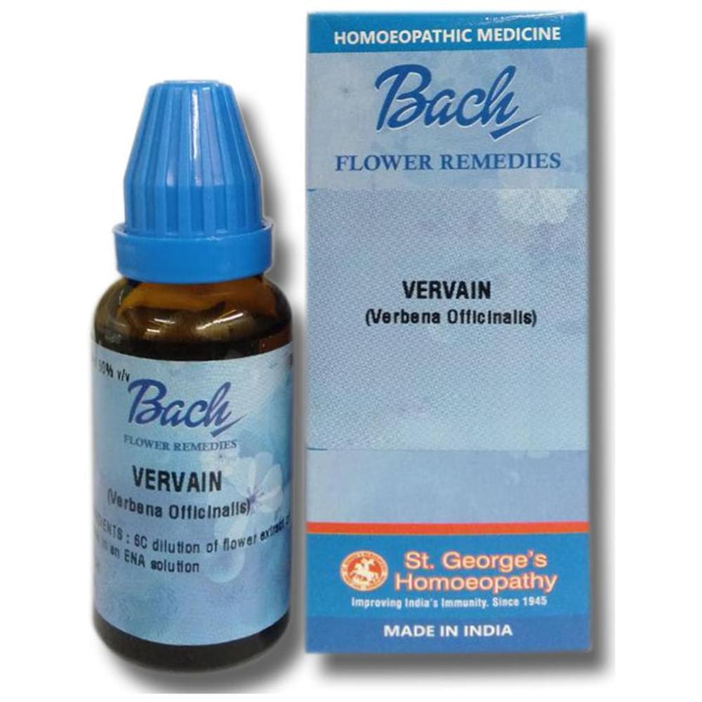 St. George‚Äôs Bach Flower Vervain bottle of 100 ml Dilution