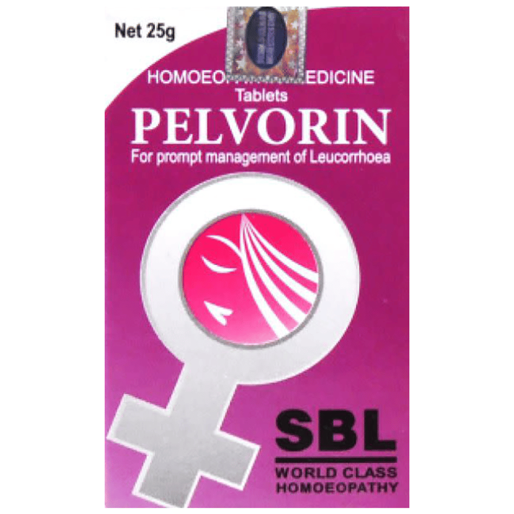 SBL Pelvorin Tablet bottle of 25 gm Tablet