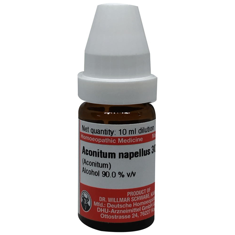 Dr Willmar Schwabe Germany Aconitum Napellus (Aconitum) Dilution 30 bottle of 10 ml Dilution
