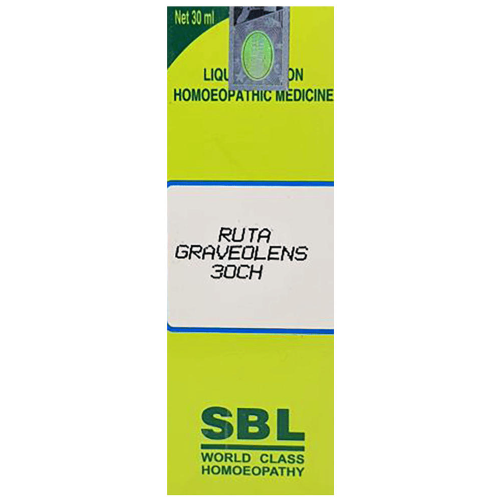 SBL Ruta Graveolens Dilution 30 CH bottle of 30 ml Dilution