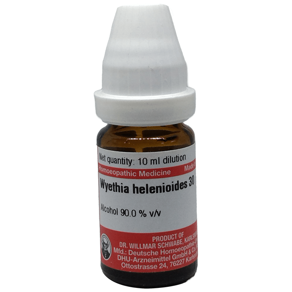 Dr Willmar Schwabe Germany Wyethia Helenioides  Dilution 30 bottle of 10 ml Dilution