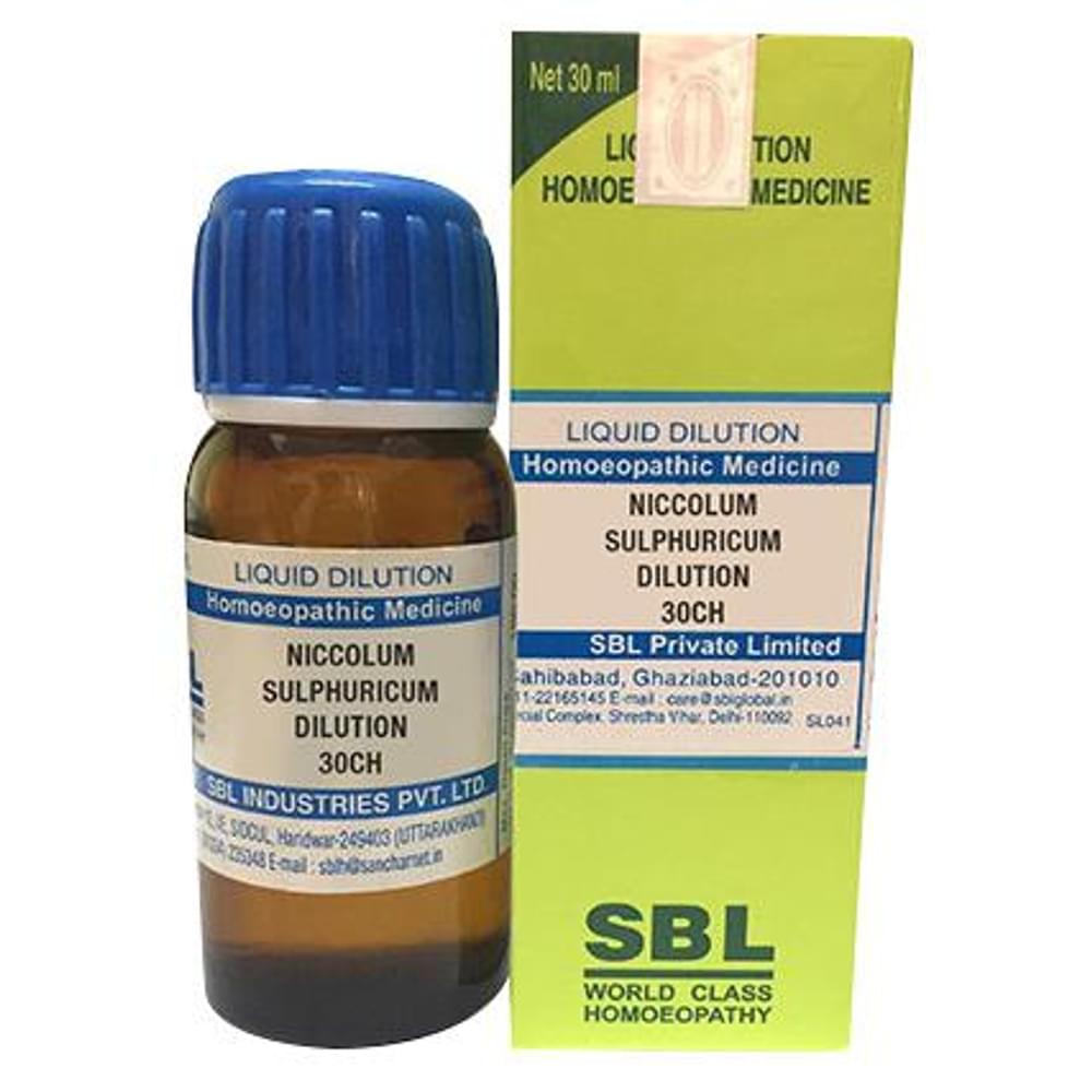 SBL Niccolum Sulphuricum Dilution 30 CH bottle of 30 ml Dilution