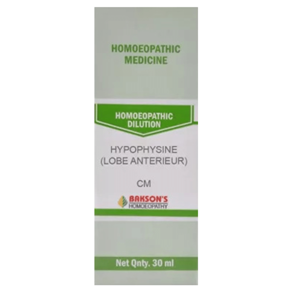 Bakson's Homeopathy Hypophysine (Lobe Anterieur) Dilution CM bottle of 30 ml Dilution
