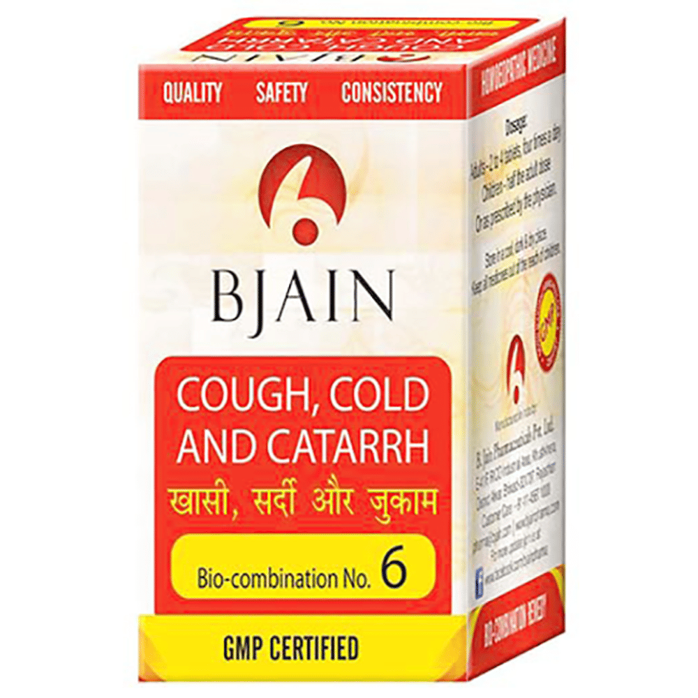 Bjain Bio-Combination No. 6 Tablet bottle of 450 gm Biocombination Tablet