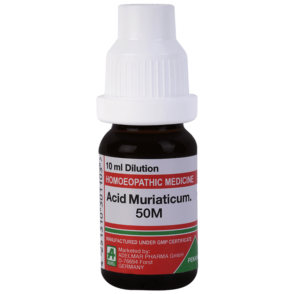 ADEL Acid Muriaticum Dilution 50M bottle of 10 ml Dilution