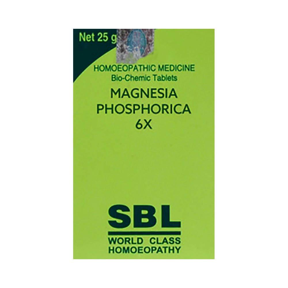 Combo Pack of SBL Kali Phosphoricum Biochemic Tablet 6X & SBL Magnesia Phosphorica Biochemic Tablet 6X (25gm Each) combo pack of 2 bottles Combo Pack of SBL Kali Phosphoricum Biochemic Tablet 6X & SBL Magnesia Phosphorica Biochemic Tablet 6X (25gm Each) combo pack of 2 bottles