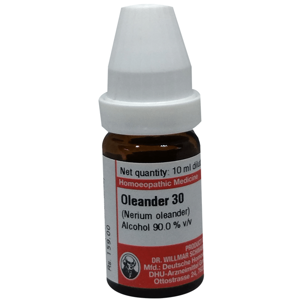 Dr Willmar Schwabe Germany Oleander (Nerium Oleander) Dilution 30 bottle of 10 ml Dilution