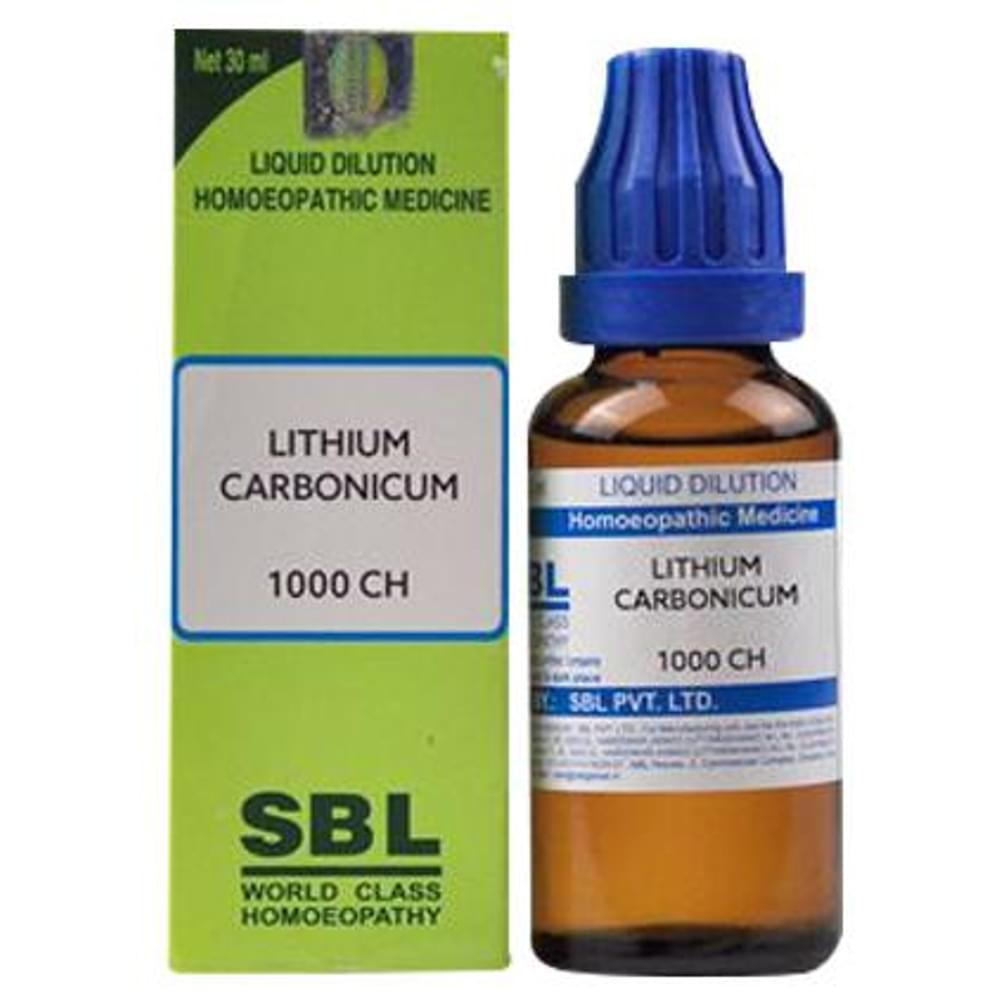 SBL Lithium Carbonicum Dilution 1000 CH bottle of 30 ml Dilution