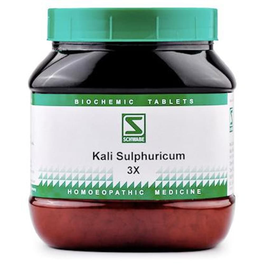 Dr Willmar Schwabe India Kali Sulphuricum Biochemic Tablet 3X bottle of 550 gm Biochemic Tablet Dr Willmar Schwabe India Kali Sulphuricum Biochemic Tablet 3X bottle of 550 gm Biochemic Tablet