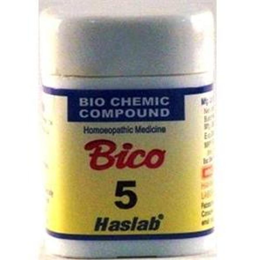 Haslab Bico 5 Biochemic Compound Tablet bottle of 20 gm Tablet Haslab Bico 5 Biochemic Compound Tablet bottle of 20 gm Tablet