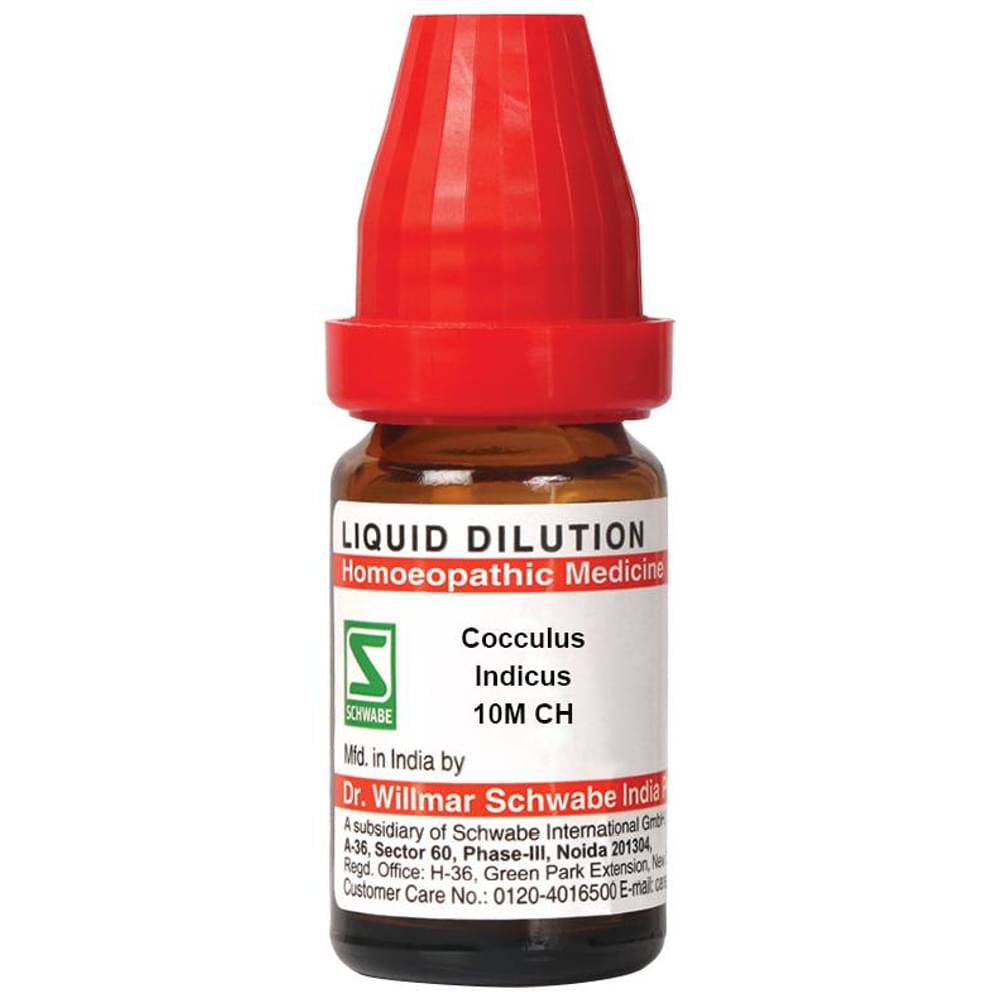 Dr Willmar Schwabe India Cocculus Indicus Dilution 10M CH bottle of 10 ml Dilution