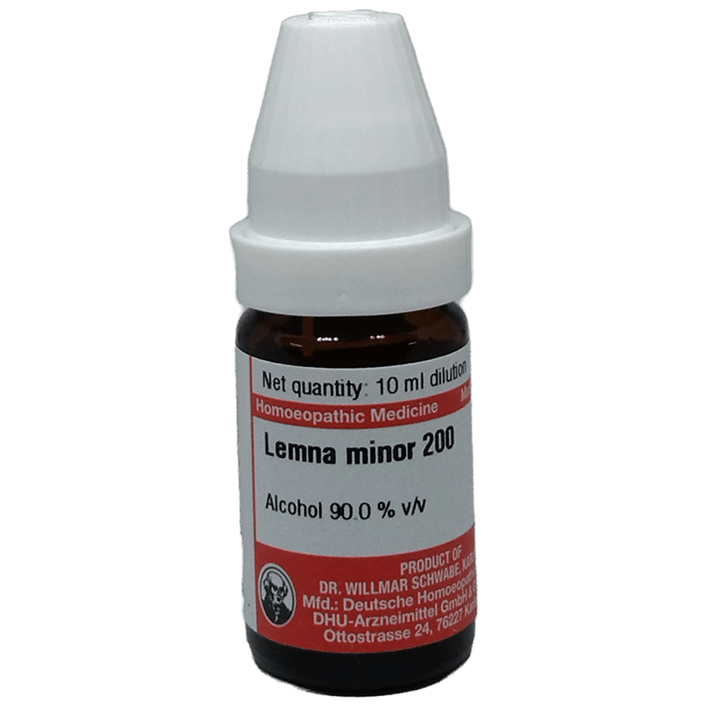 Dr Willmar Schwabe Germany Lemna Minor Dilution 200 bottle of 10 ml Dilution
