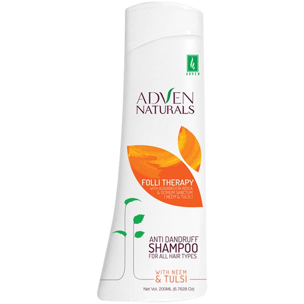 Adven Naturals Anti Dandruff Shampoo bottle of 200 ml Shampoo