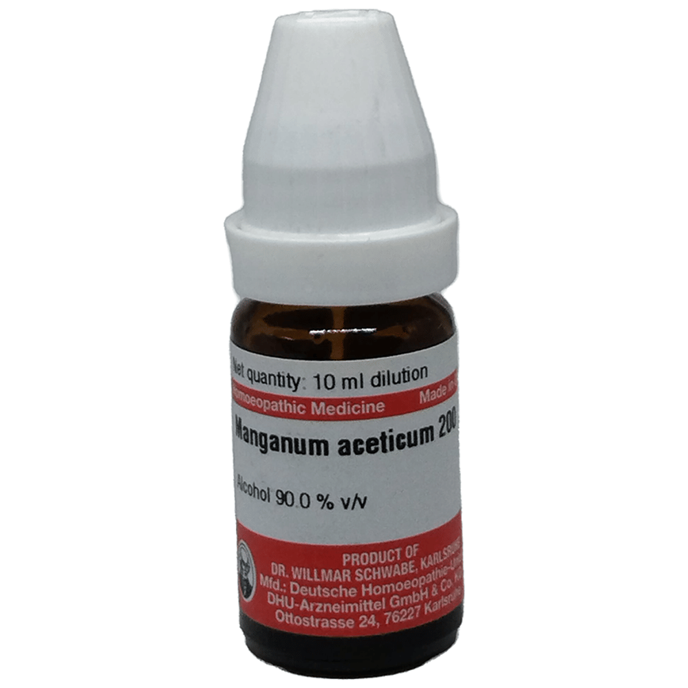 Dr Willmar Schwabe Germany Manganum Aceticum Dilution 200 bottle of 10 ml Dilution
