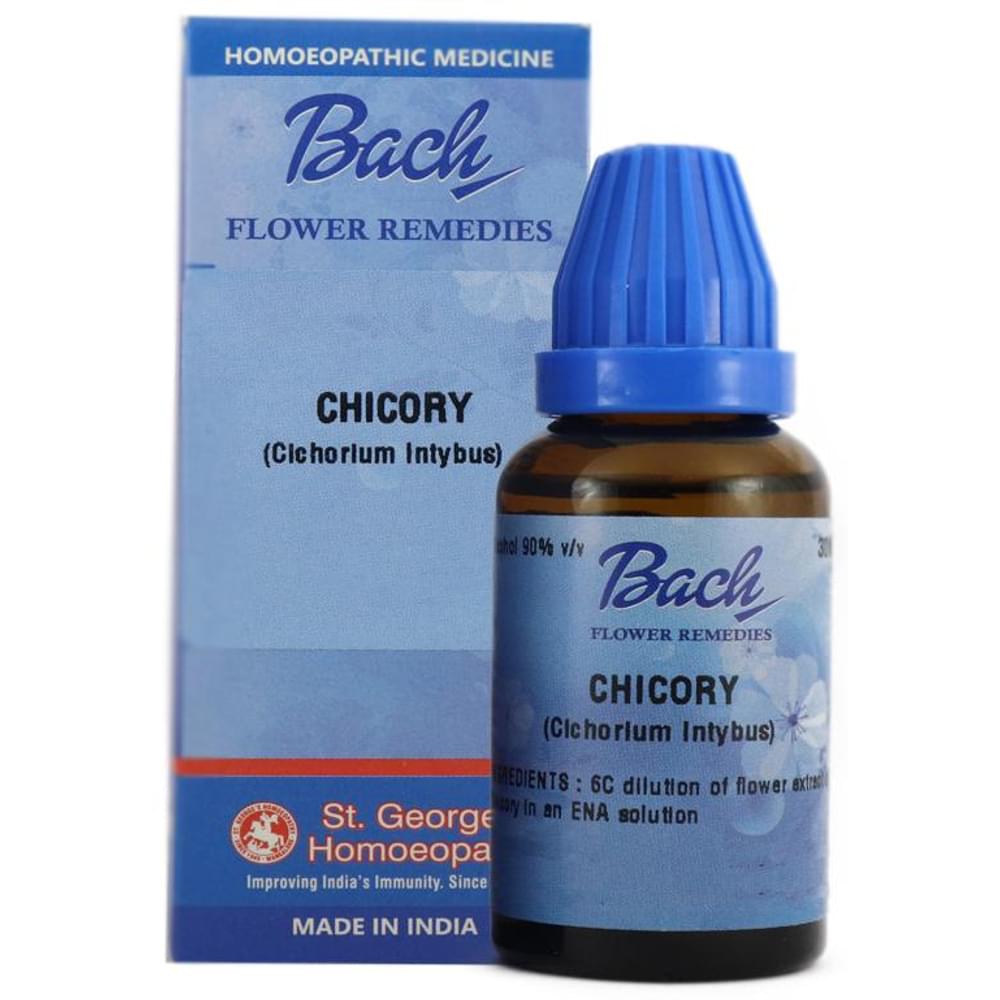 St. George‚Äôs Bach Flower Chicory 6 CH bottle of 30 ml Dilution