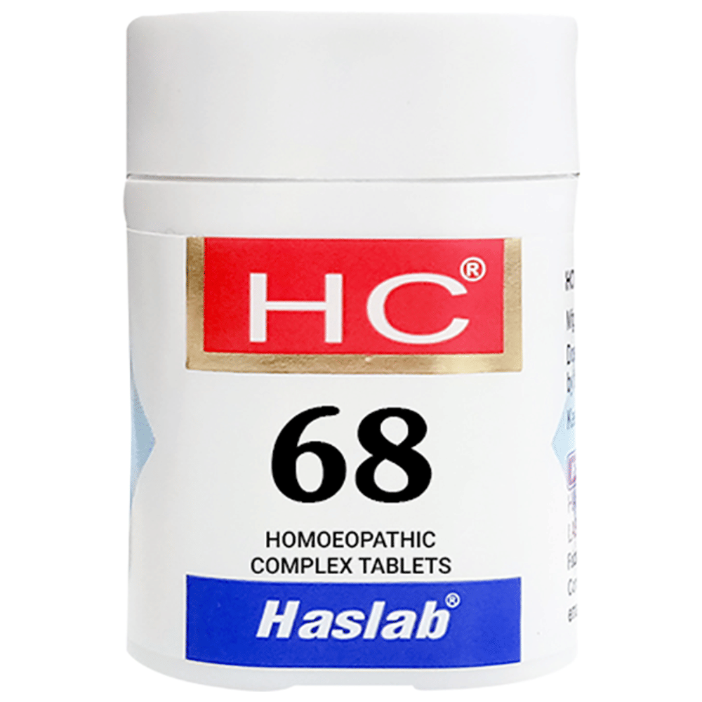 Haslab HC 68 Calcarea Flour Complex Tablet bottle of 550 gm Tablet