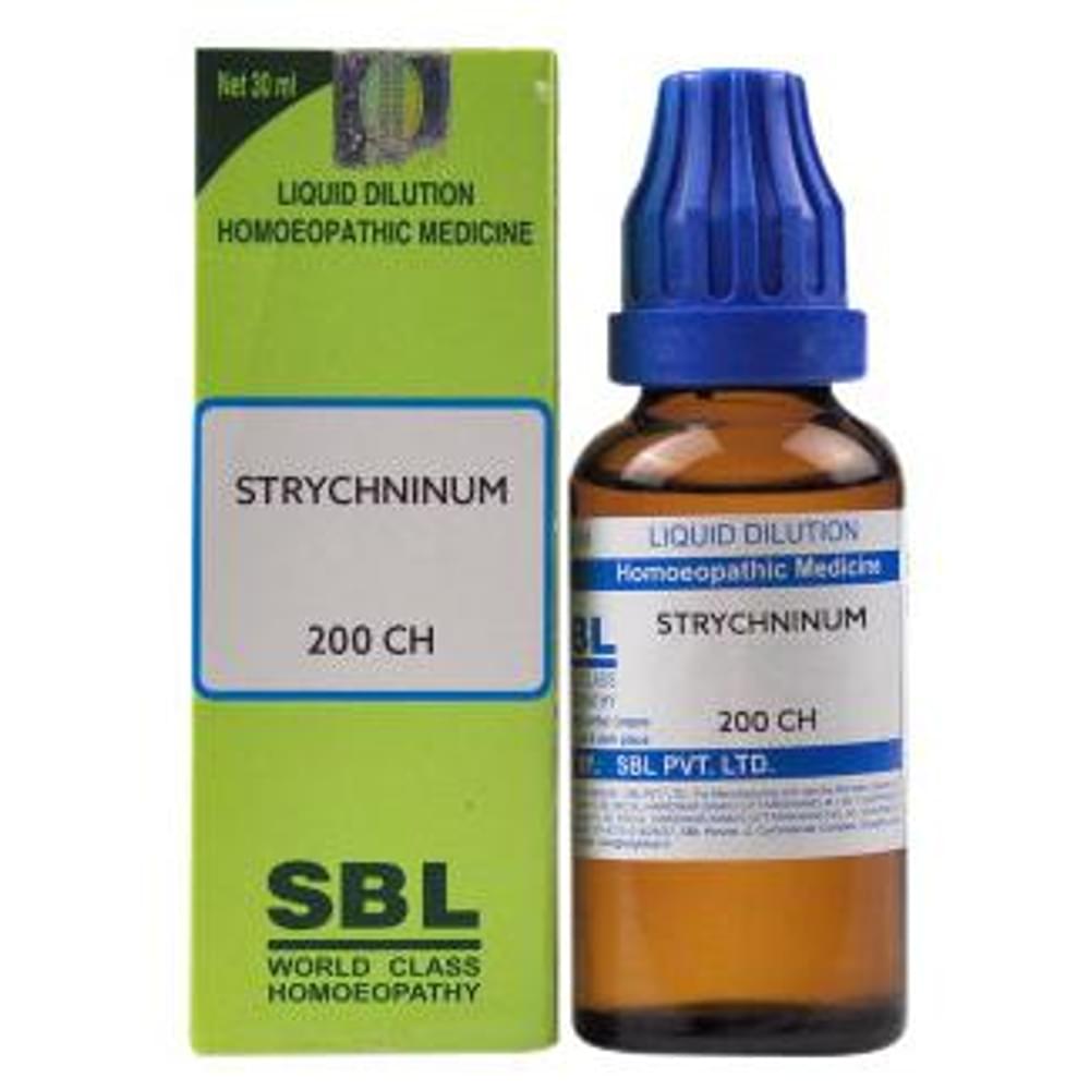 SBL Strychninum Dilution 200 CH bottle of 30 ml Dilution SBL Strychninum Dilution 200 CH bottle of 30 ml Dilution