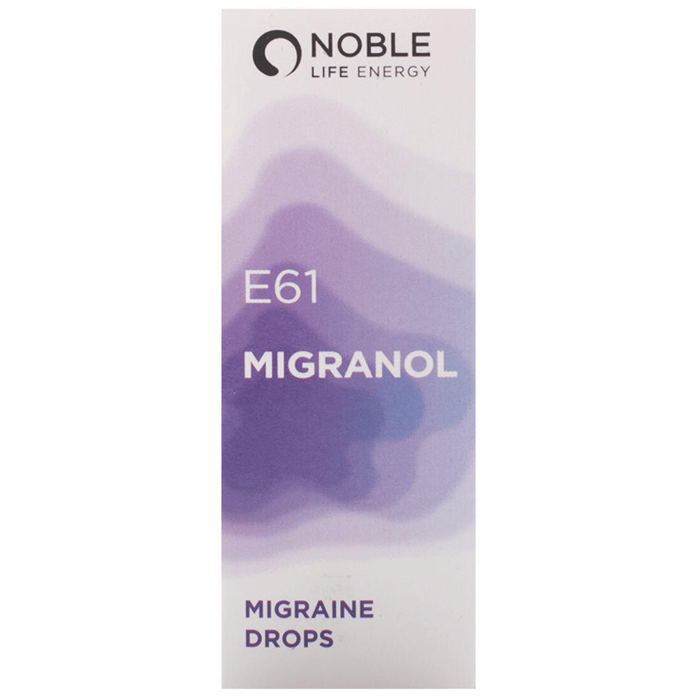Noble Life Energy E61 Migranol Migraine Drop bottle of 30 ml Drop