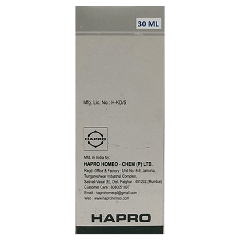Hapro Sulphur Dilution 1M bottle of 30 ml Dilution