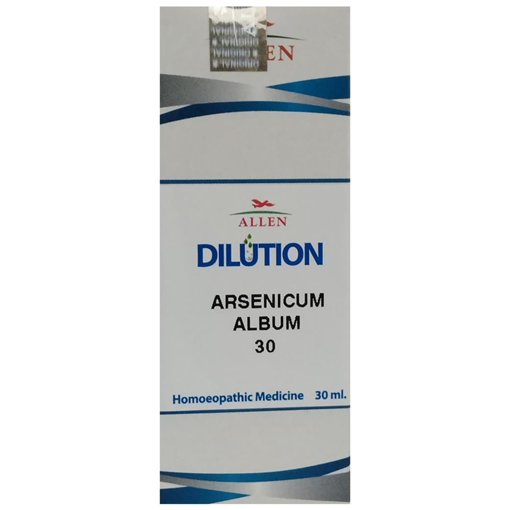 Allen Arsenicum Album Dilution 30 bottle of 30 ml Dilution