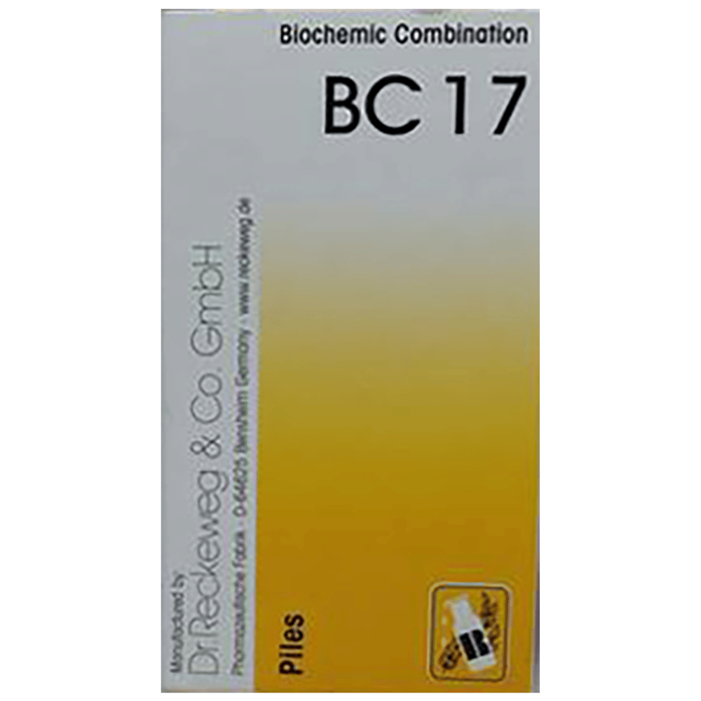 Dr. Reckeweg Bio-Combination 17 (BC 17) Tablet bottle of 20 gm Biocombination Tablet
