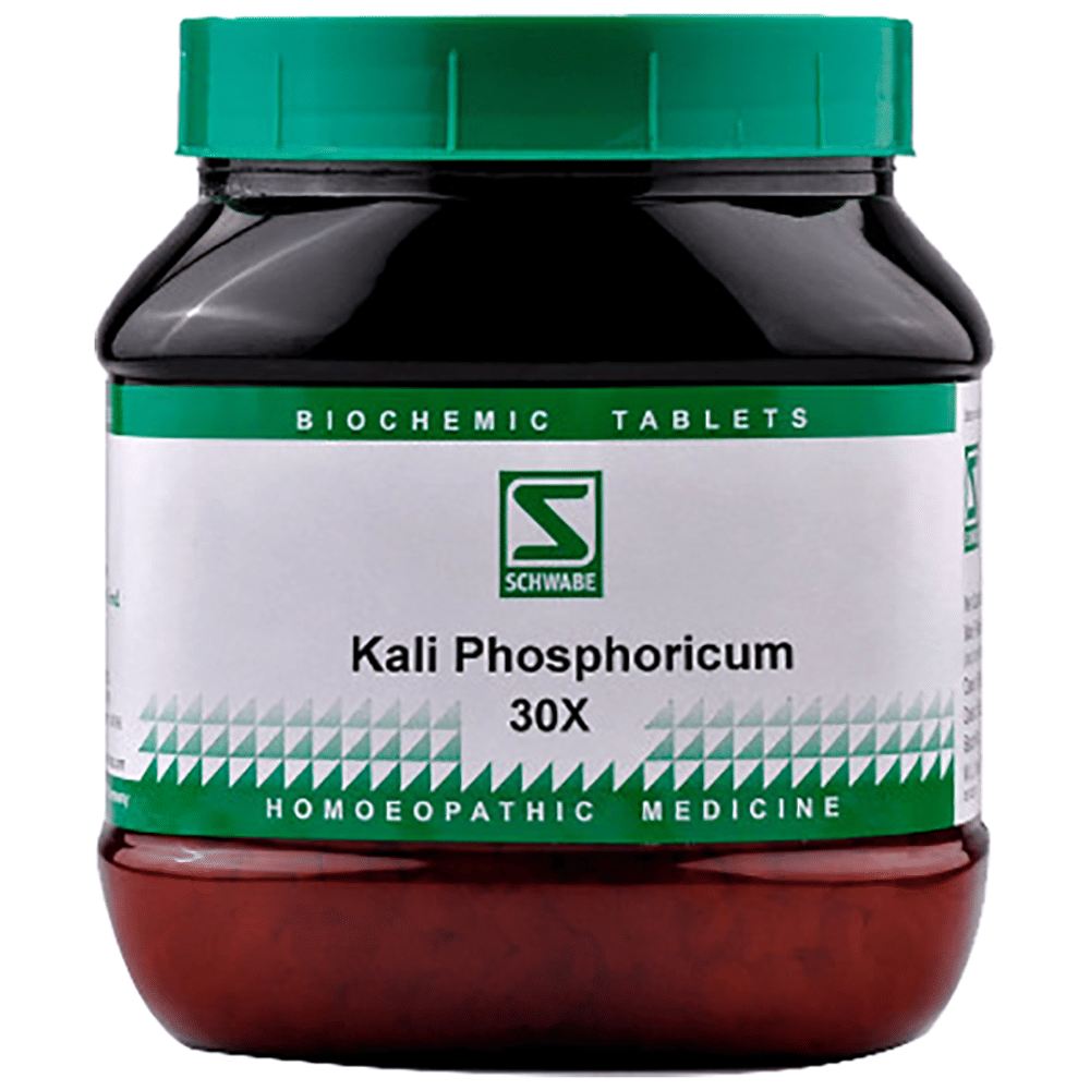 Dr Willmar Schwabe India Kali Phosphoricum Biochemic Tablet 30X bottle of 550 gm Biochemic Tablet