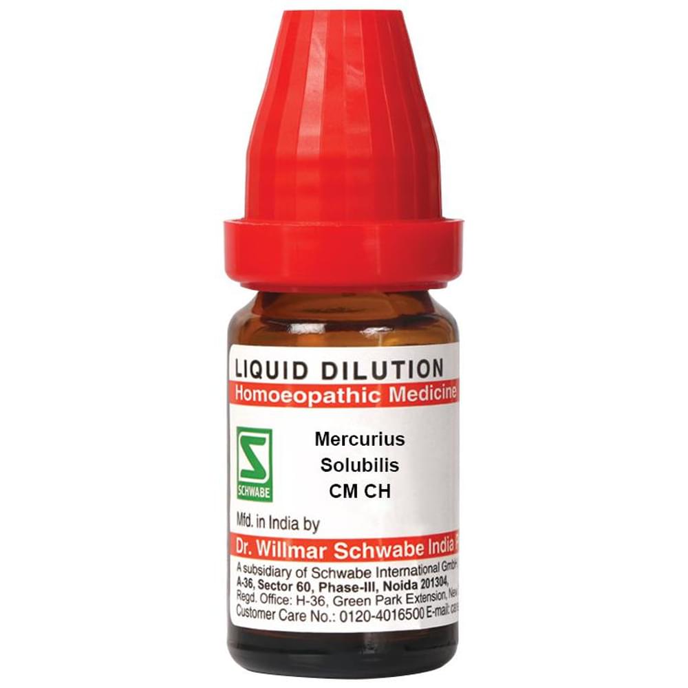 Dr Willmar Schwabe India Mercurius Solubilis Dilution CM CH bottle of 10 ml Dilution