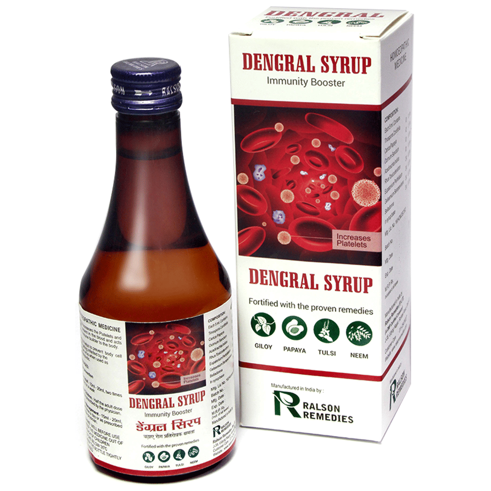 Ralson Remedies Dengral Syrup bottle of 200 ml Syrup Ralson Remedies Dengral Syrup bottle of 200 ml Syrup