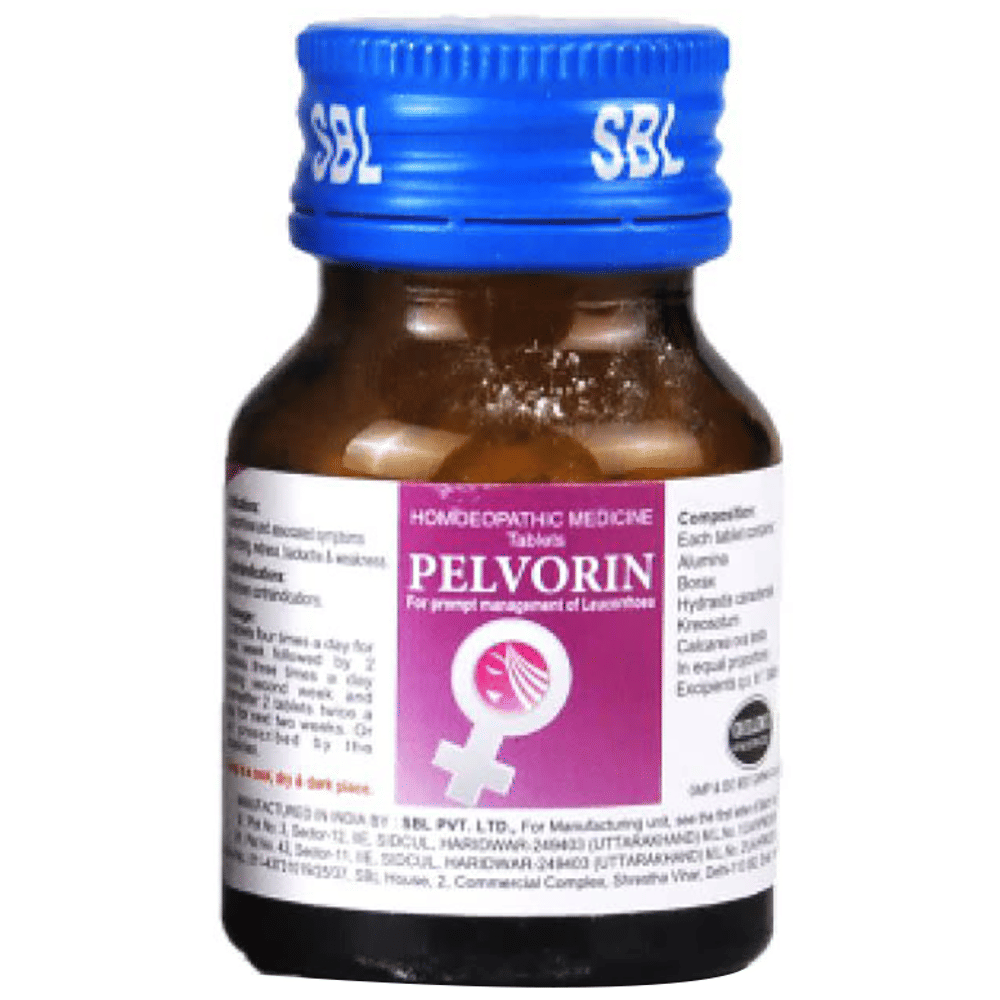 SBL Pelvorin Tablet bottle of 25 gm Tablet