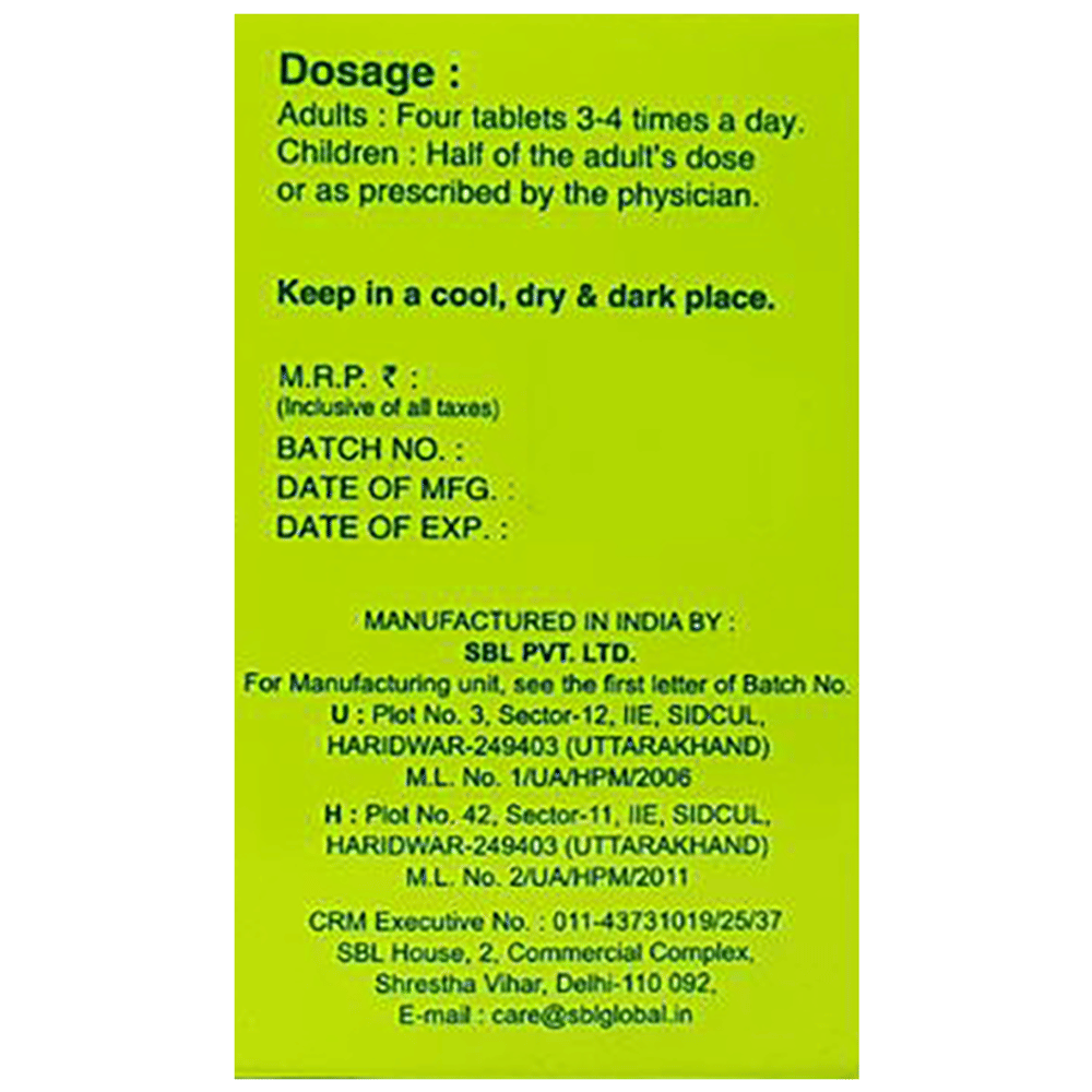 SBL Magnesia Phosphorica Biochemic Tablet 6X bottle of 25 gm Biochemic Tablet