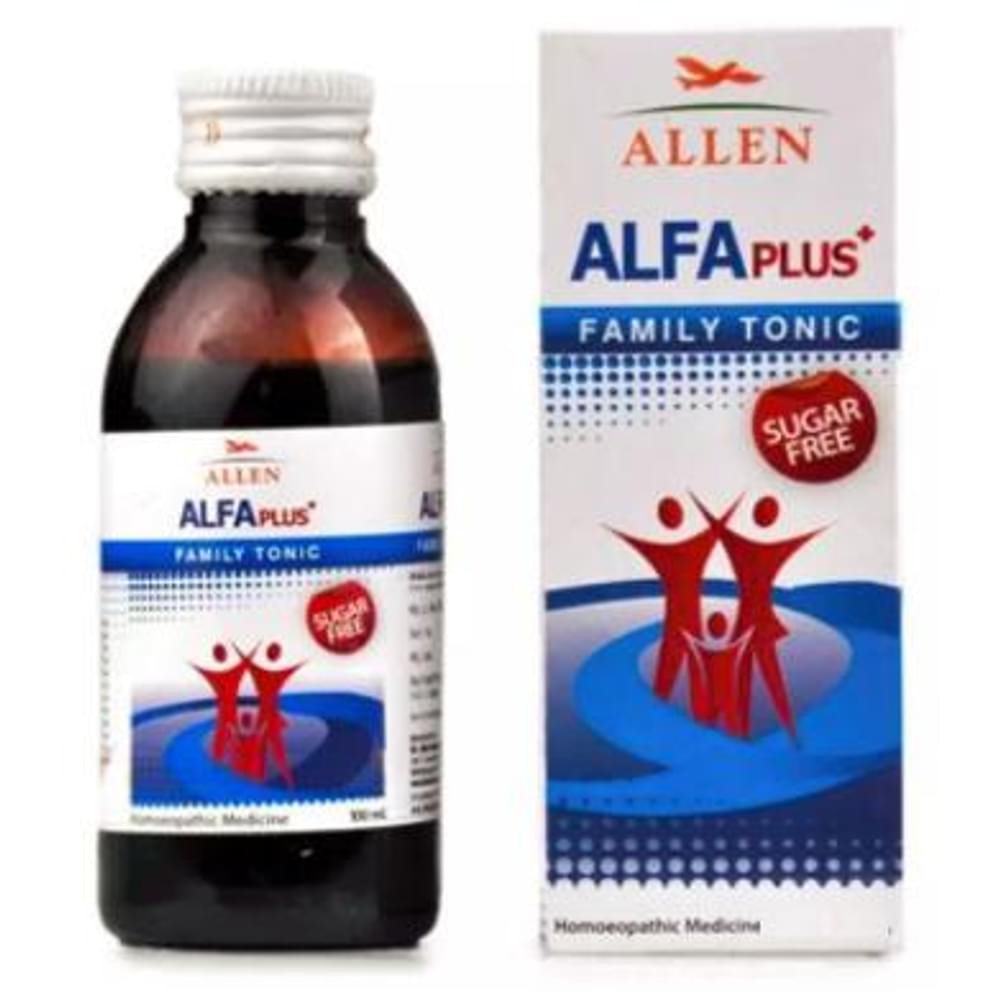 Allen Alfa Plus Sugar Free Family Tonic bottle of 200 ml Tonic