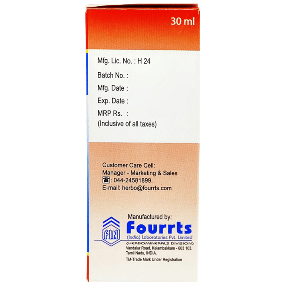 Fourrts Rubor Drop bottle of 30 ml Drop