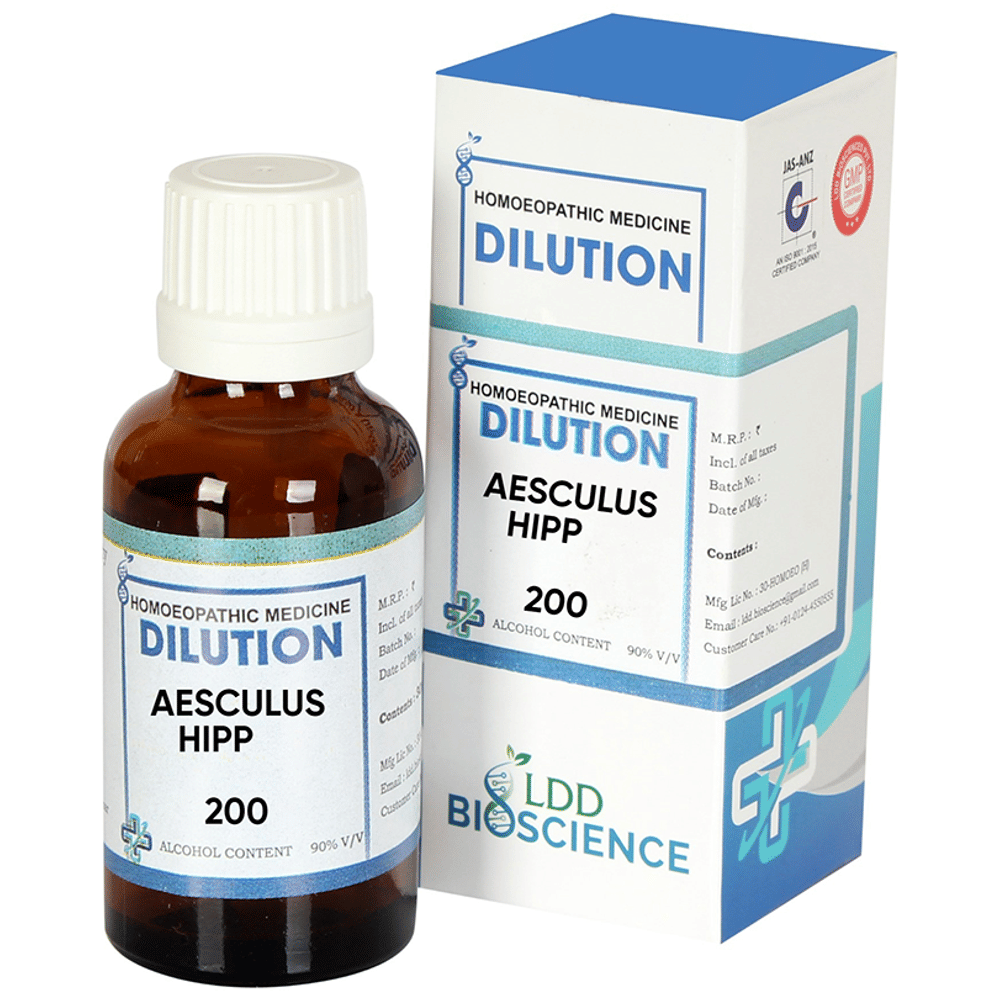 LDD Bioscience Aesculus Hipp Dilution 200 bottle of 30 ml Dilution