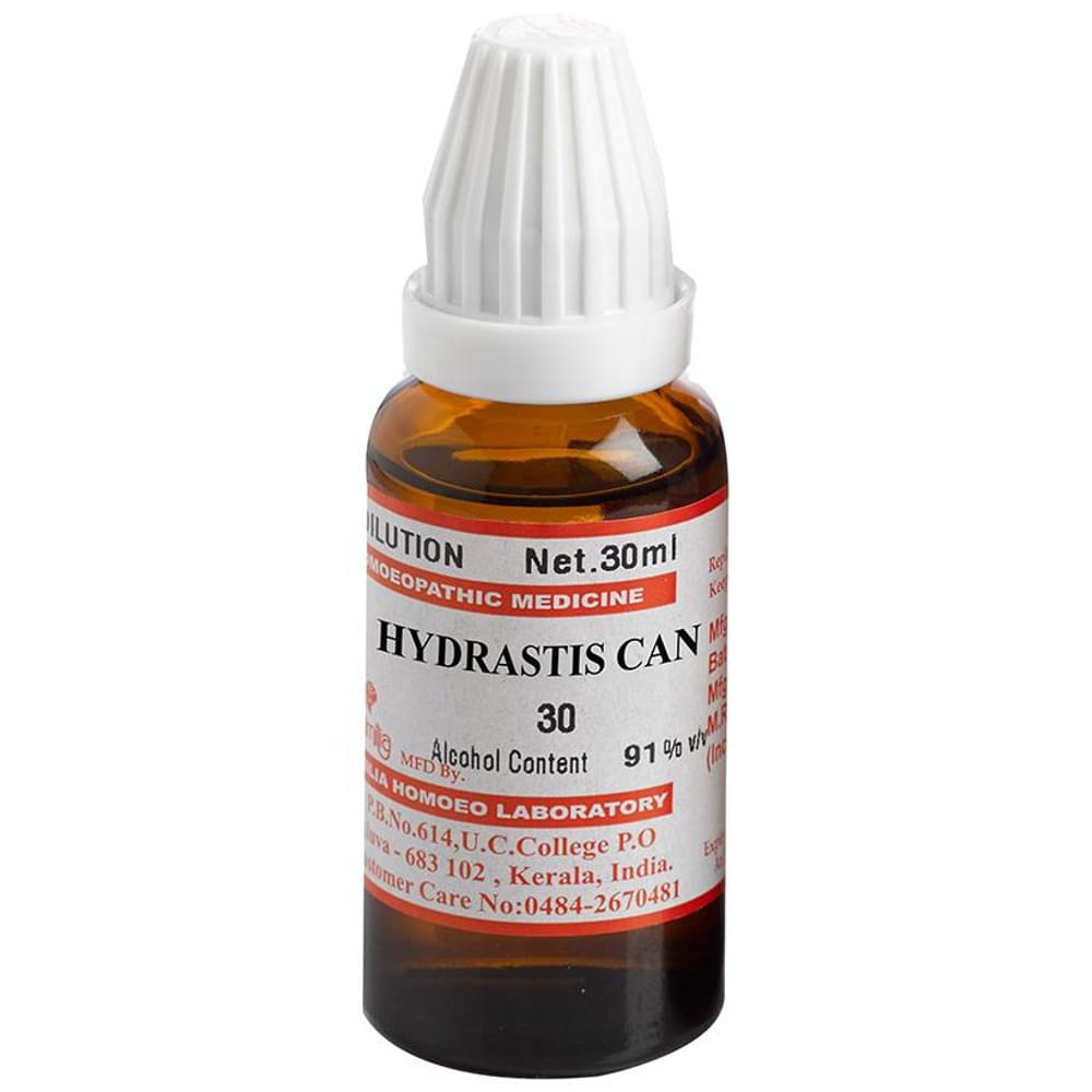 Similia Hydrastis Can Dilution 30 CH bottle of 30 ml Dilution