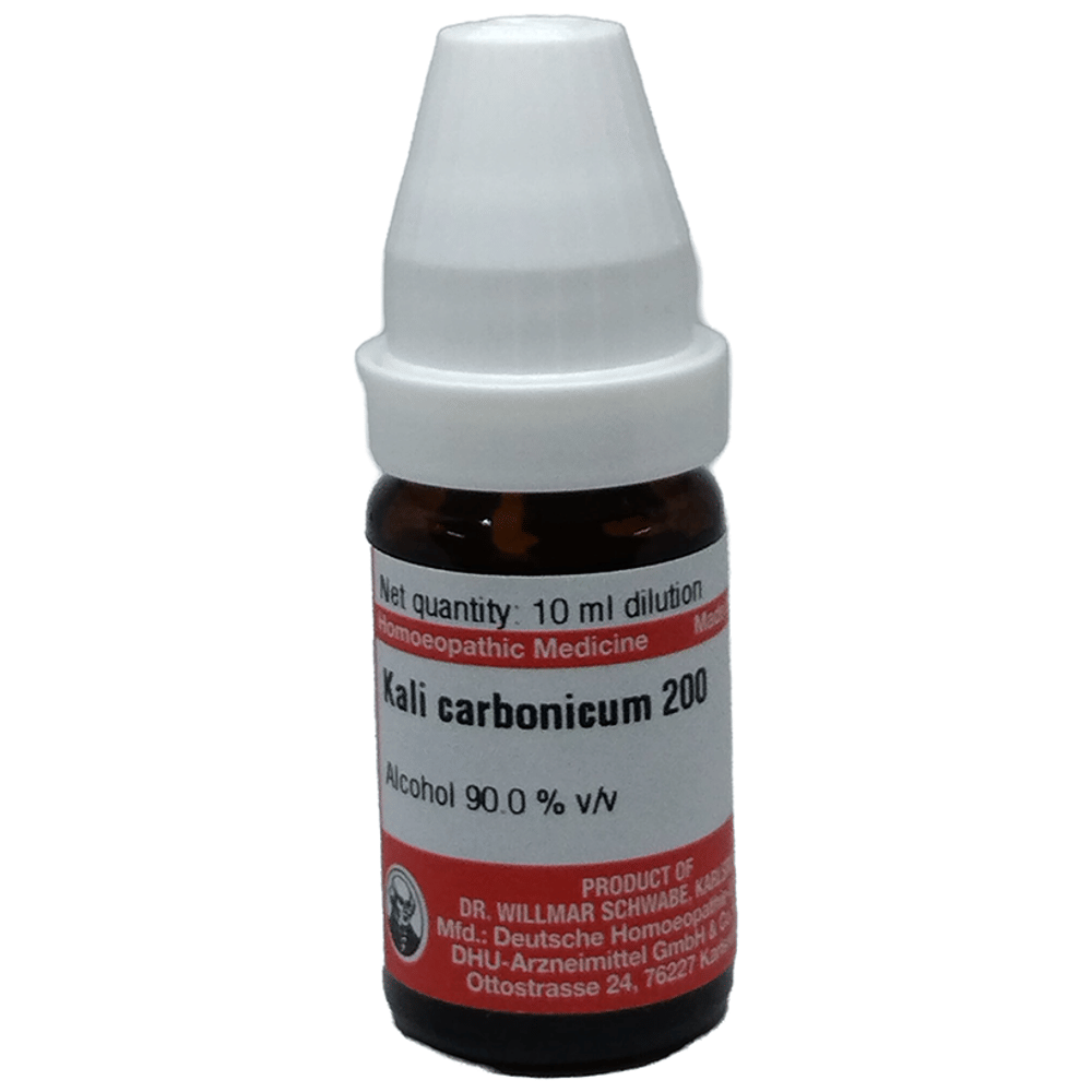 Dr Willmar Schwabe Germany Kali Carbonicum Dilution 200 bottle of 10 ml Dilution
