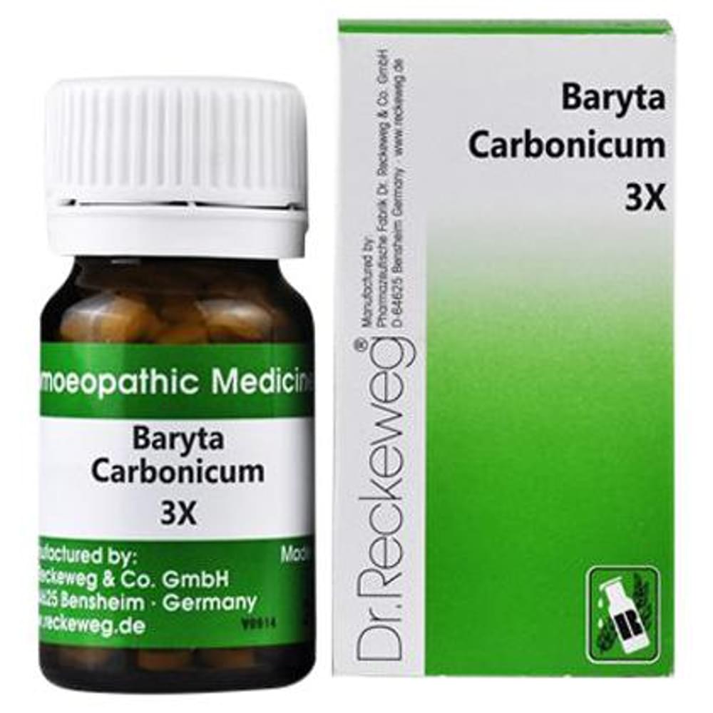 Dr. Reckeweg Baryta Carbonicum Trituration Tablet 3X bottle of 20 gm Trituration Tablet Dr. Reckeweg Baryta Carbonicum Trituration Tablet 3X bottle of 20 gm Trituration Tablet