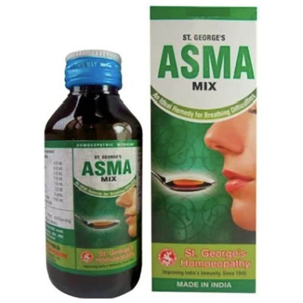St. George‚Äôs Asma Mix Syrup bottle of 60 ml Syrup