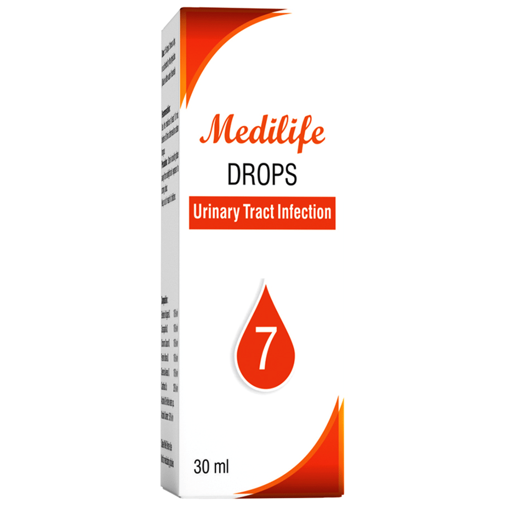 Medilife No 7 Urinary Tract Infection Drop (30ml Each) box of 1 Bottle
