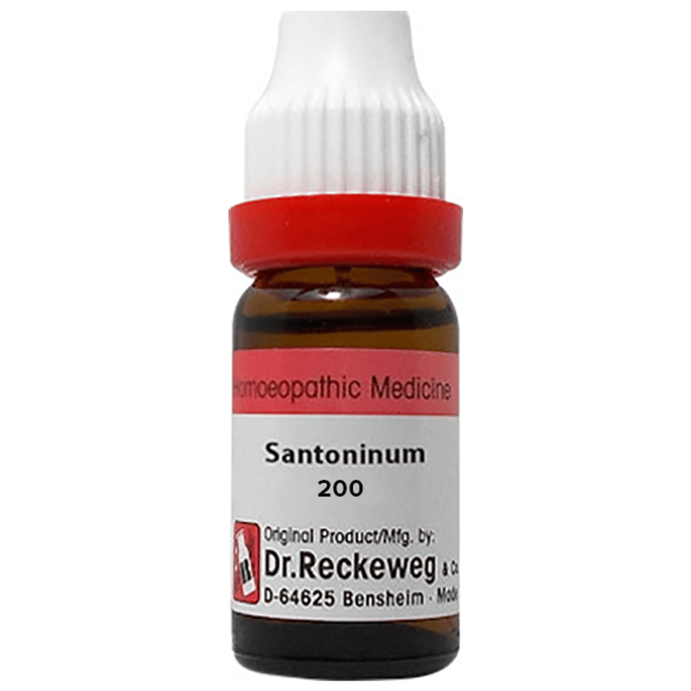 Dr. Reckeweg Santoninum Dilution 200 CH bottle of 11 ml Dilution Dr. Reckeweg Santoninum Dilution 200 CH bottle of 11 ml Dilution