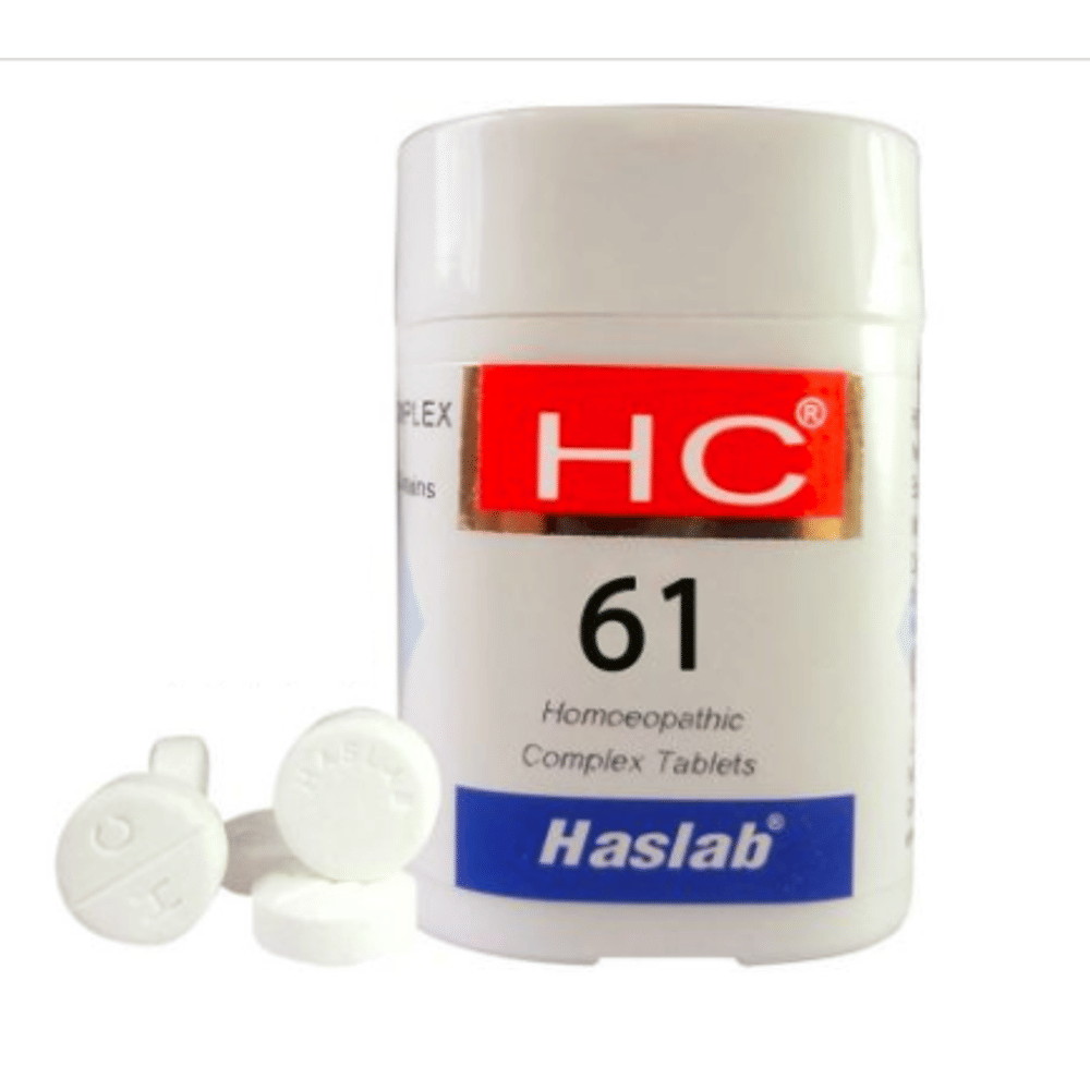 Haslab HC 61 Pepsin Complex Tablet bottle of 20 gm Tablet
