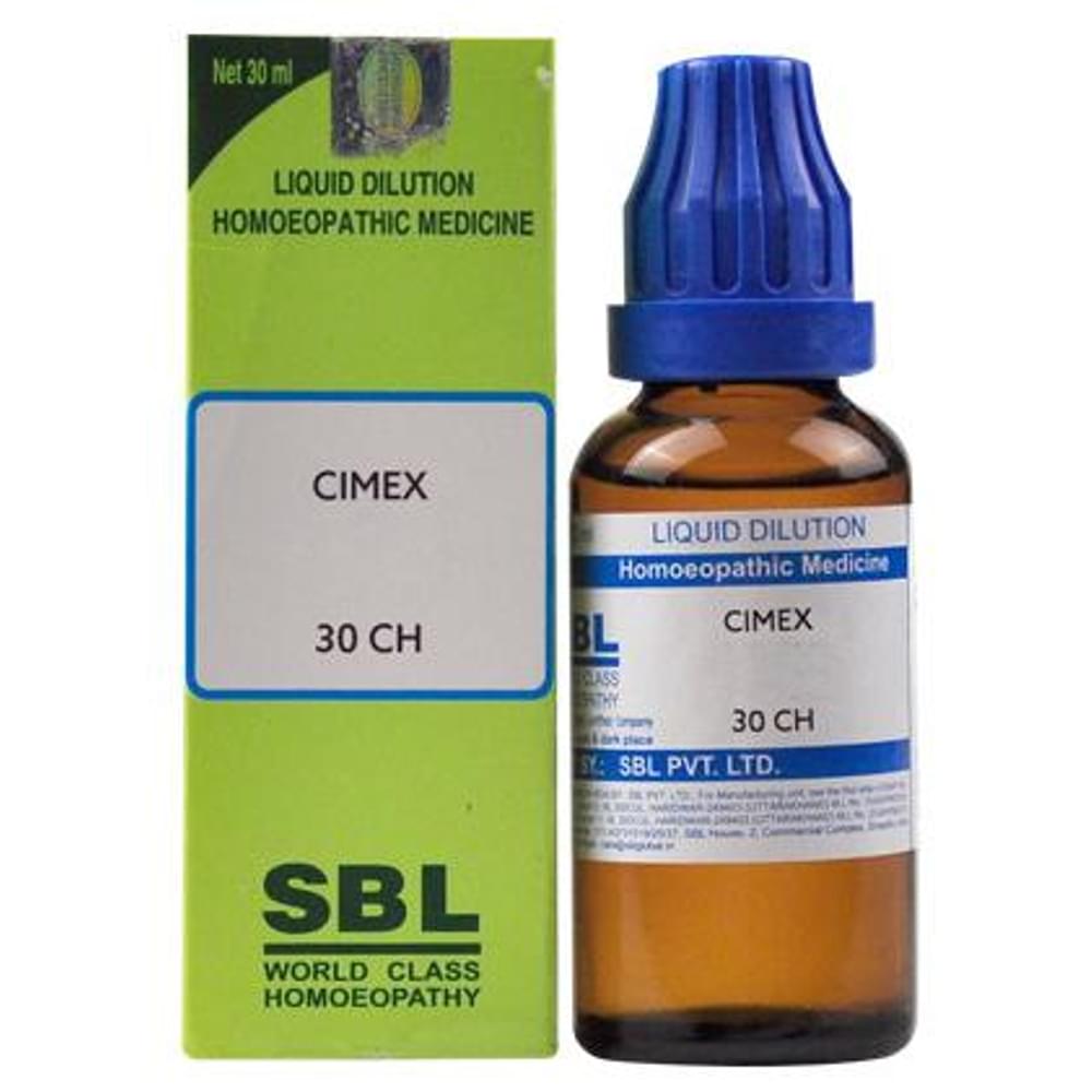 SBL Cimex Dilution 30 CH bottle of 30 ml Dilution