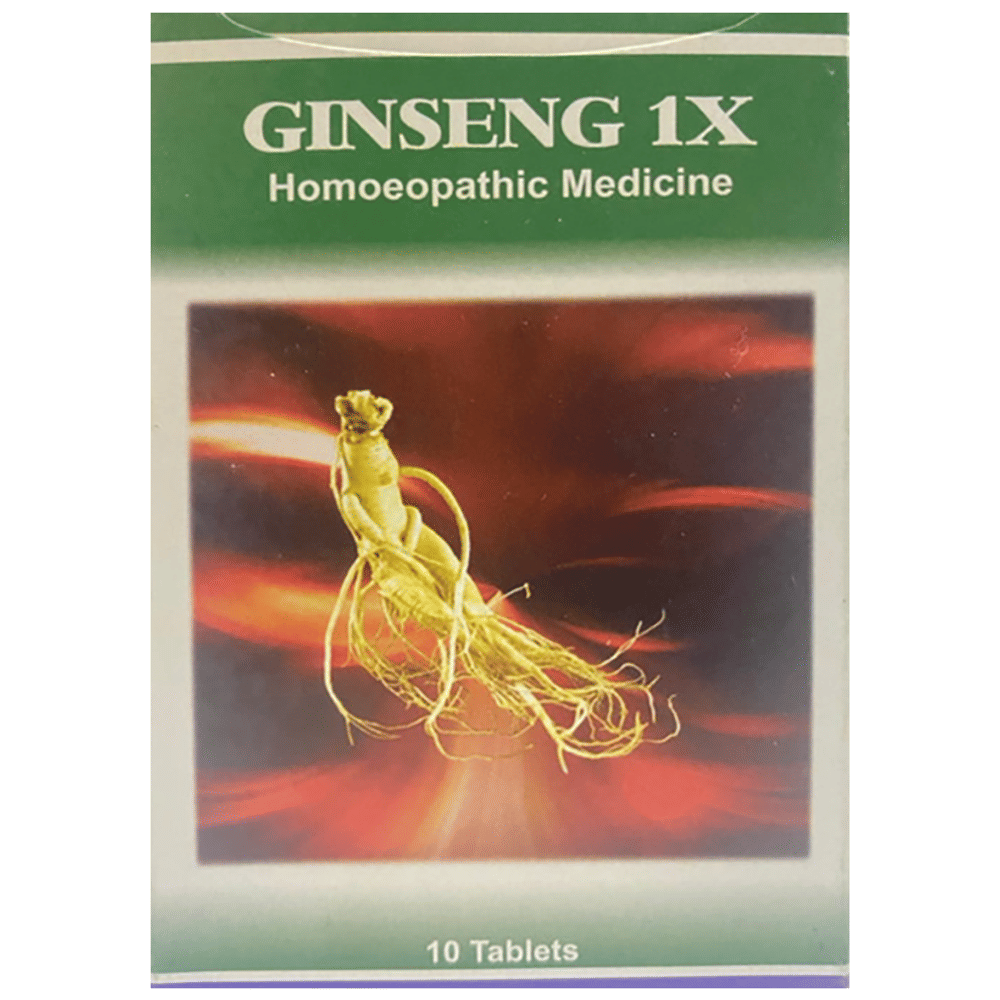 Bhargava Ginseng 1X Tablet box of 10 tablets