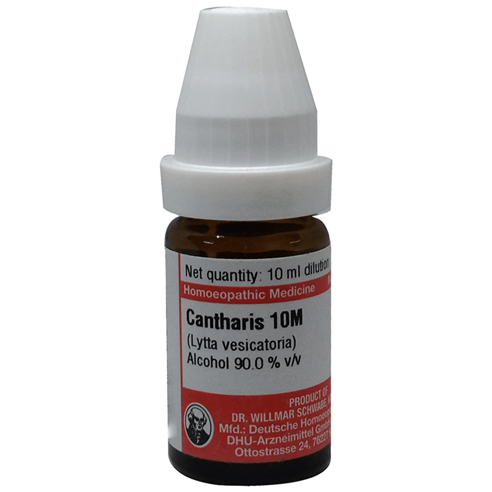 Dr Willmar Schwabe Germany Cantharis Dilution 10M bottle of 10 ml Dilution