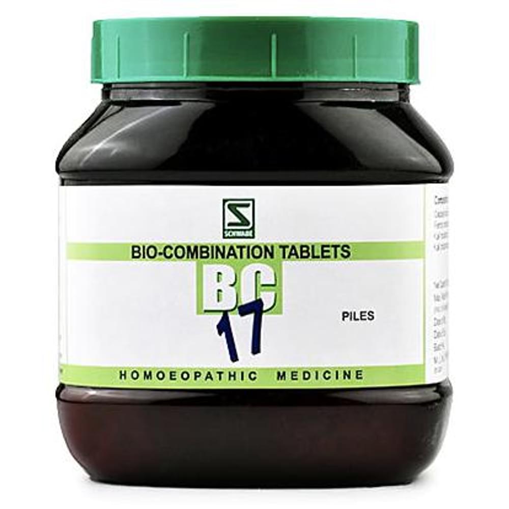 Dr Willmar Schwabe India Bio-Combination 17 (BC 17) Tablet bottle of 550 gm Biocombination Tablet