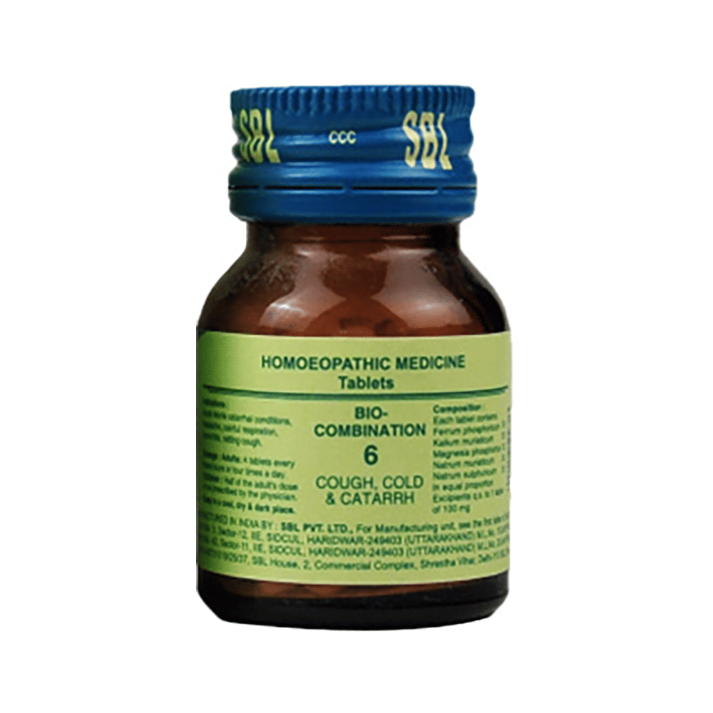 Combo Pack of SBL Bio-Combination 6 Tablet & SBL Bio-Combination 25 Tablet (25gm Each) combo pack of 2 bottles