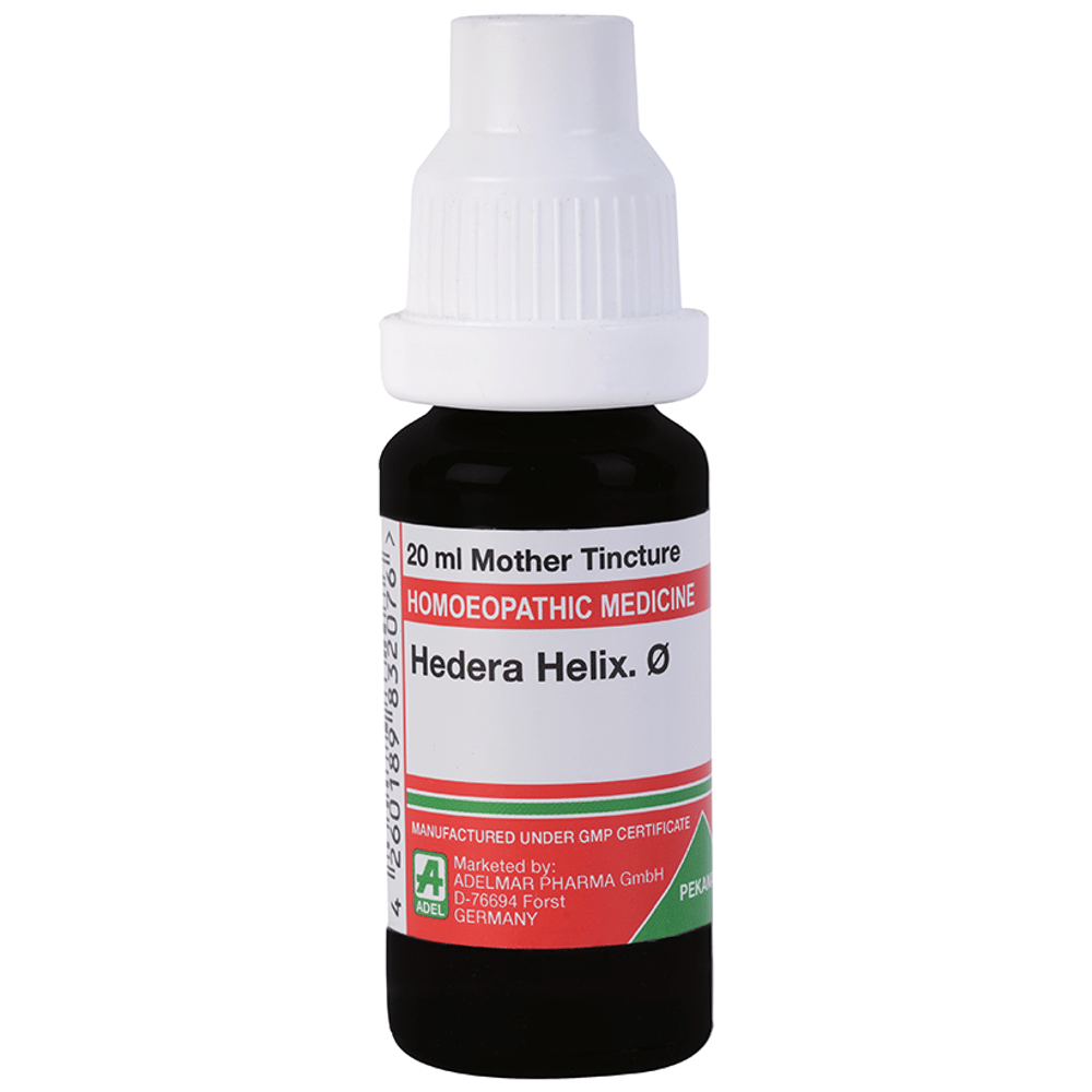 ADEL Hedera Helix. Mother Tincture Q bottle of 20 ml Mother Tincture