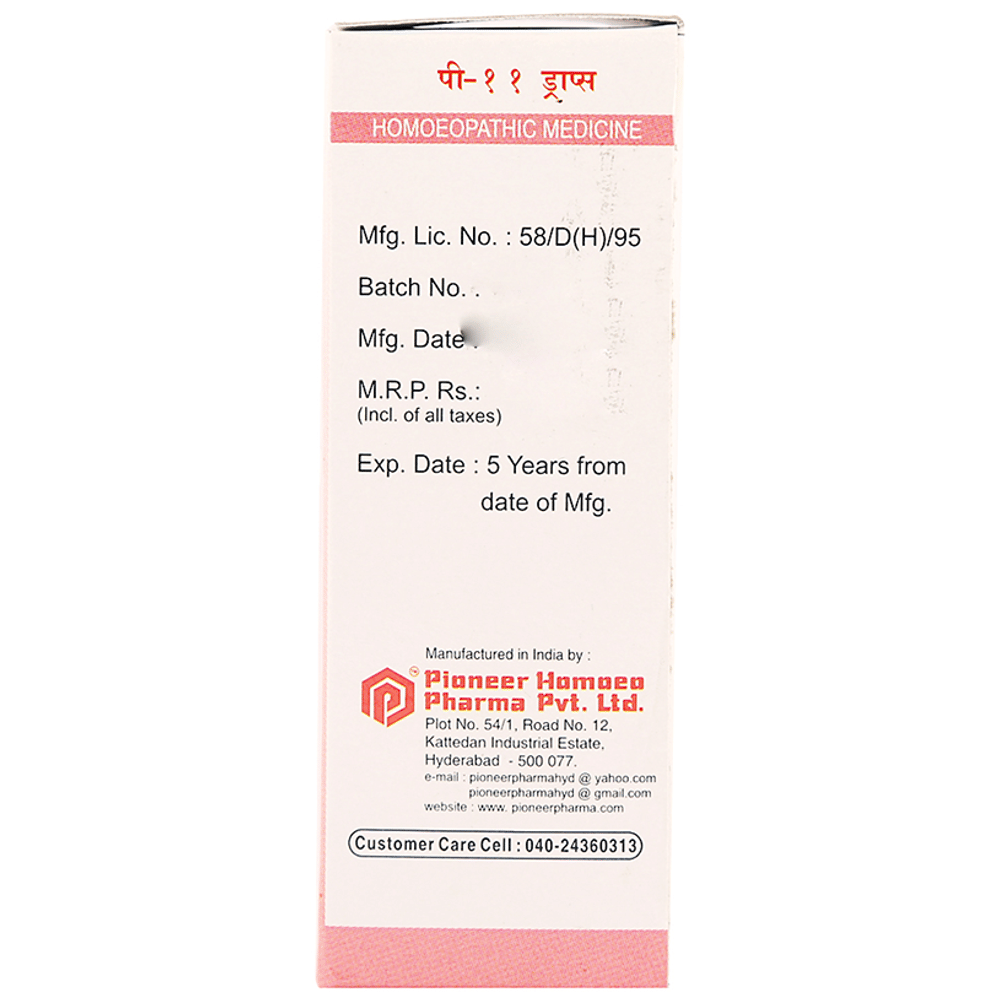 Pioneer Pharma P11 Headache Drop bottle of 30 ml Drop